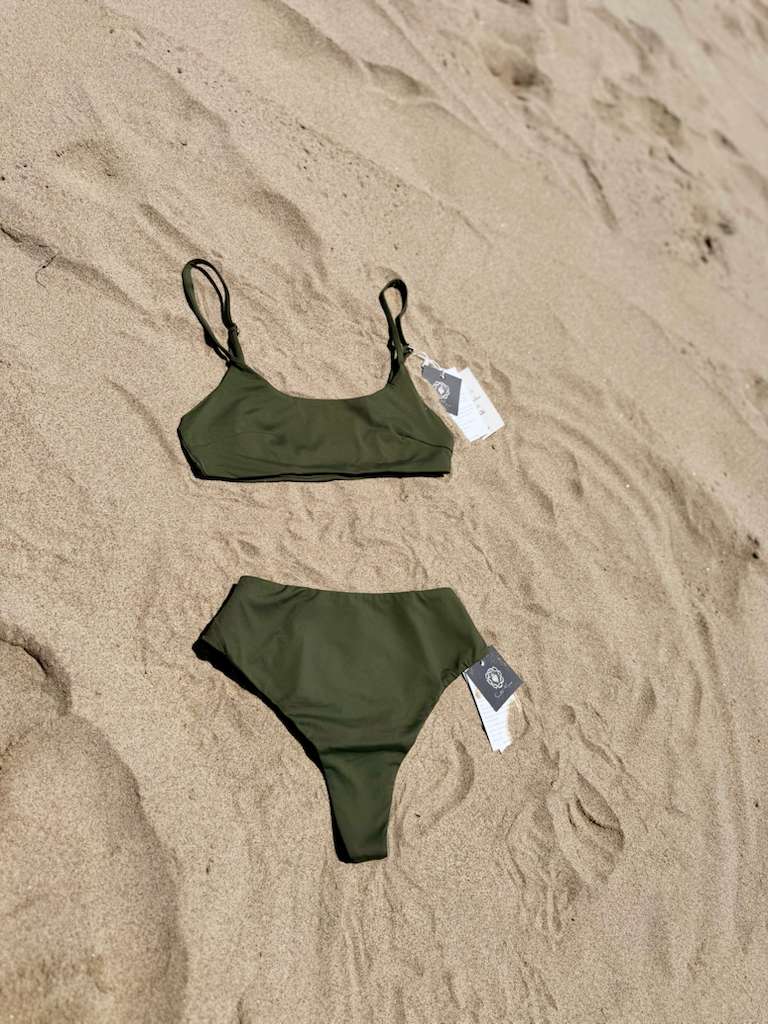 CREST BOTTOM - The High Waist Bikini Bottom